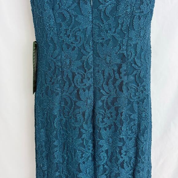NWT One By Eight Sparkly Double Lined Lace Formal Dress - Picture 10 of 13